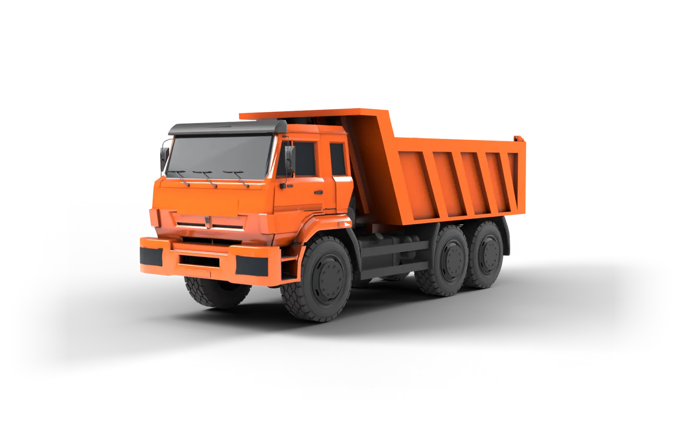 Самосвал в цвете Оранжевая RAL 2009